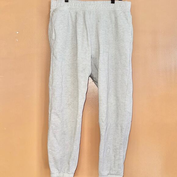 H&M Men's Heavy Fleece Jogger Sweatpants in Heather Gray - Size Large - Picture 3 of 10